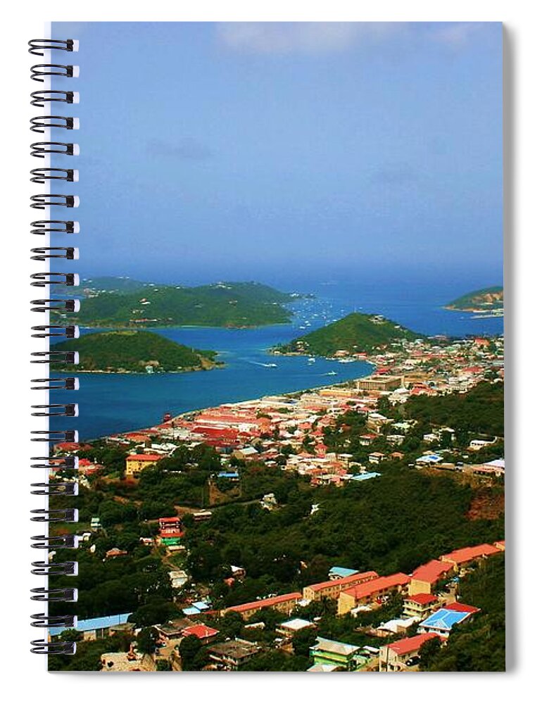 Photo For Sale Spiral Notebook featuring the photograph Charlotte Amalie by Robert Wilder Jr