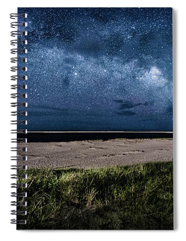 Chatham Beach Spiral Notebook featuring the photograph Chatham Beach pano by Hershey Art Images