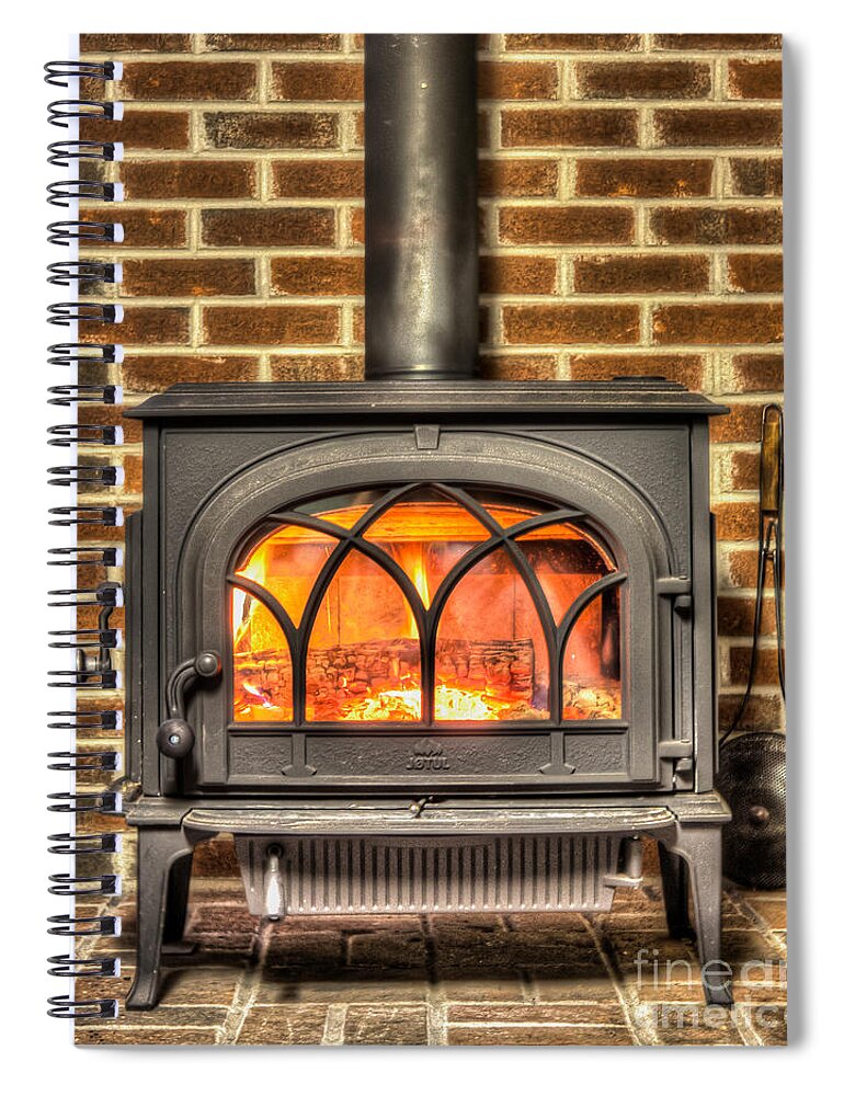 Art Spiral Notebook featuring the photograph Chestnuts Roasting by Phil Spitze