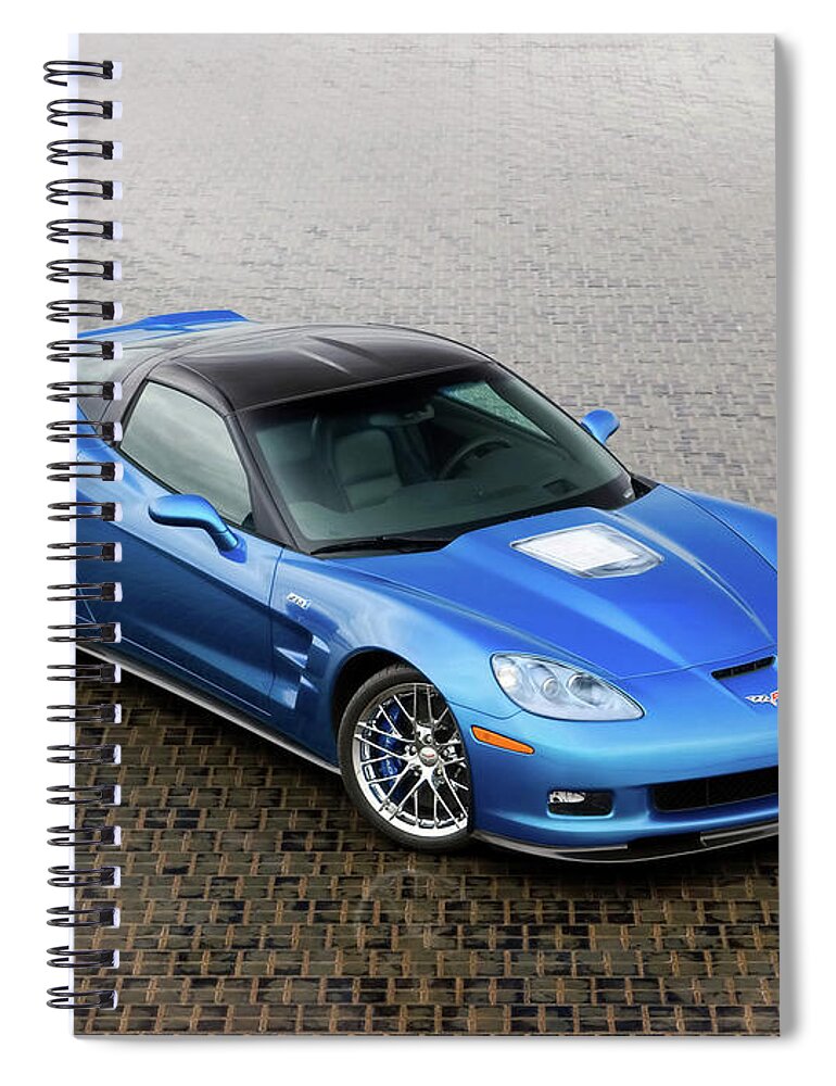 Chevrolet Corvette Spiral Notebook featuring the photograph Chevrolet Corvette by Mariel Mcmeeking