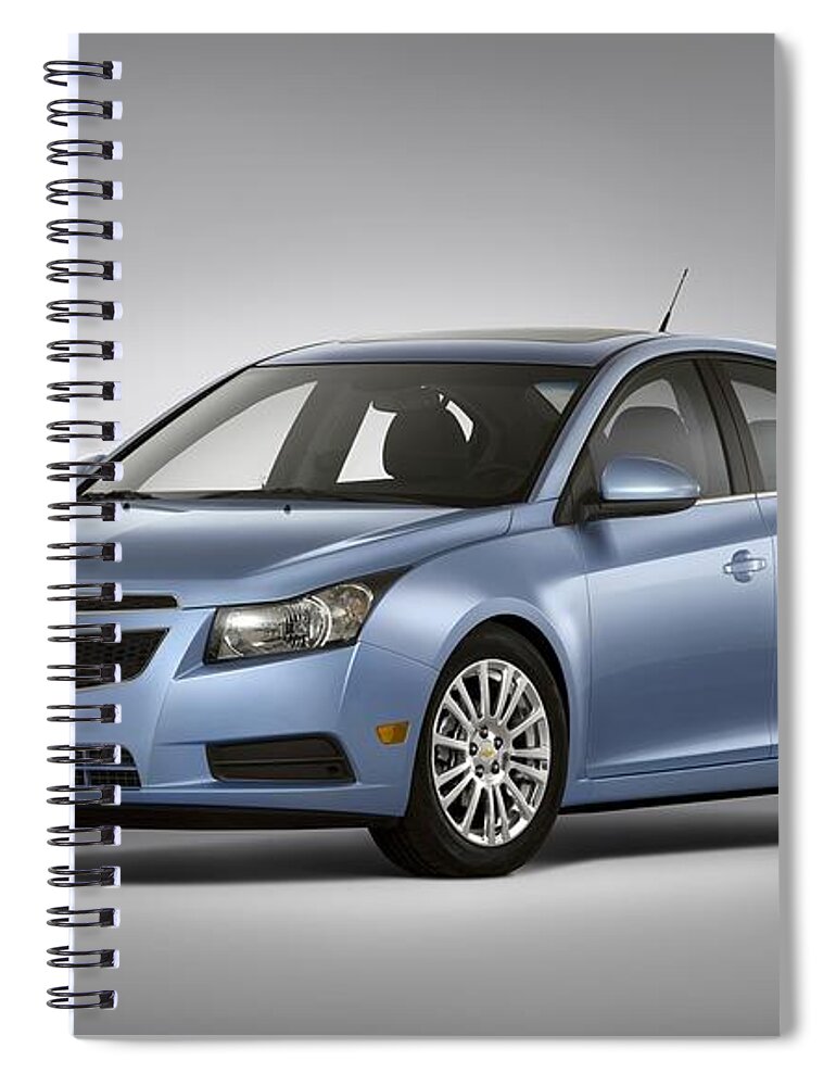 Chevrolet Spiral Notebook featuring the digital art Chevrolet by Maye Loeser