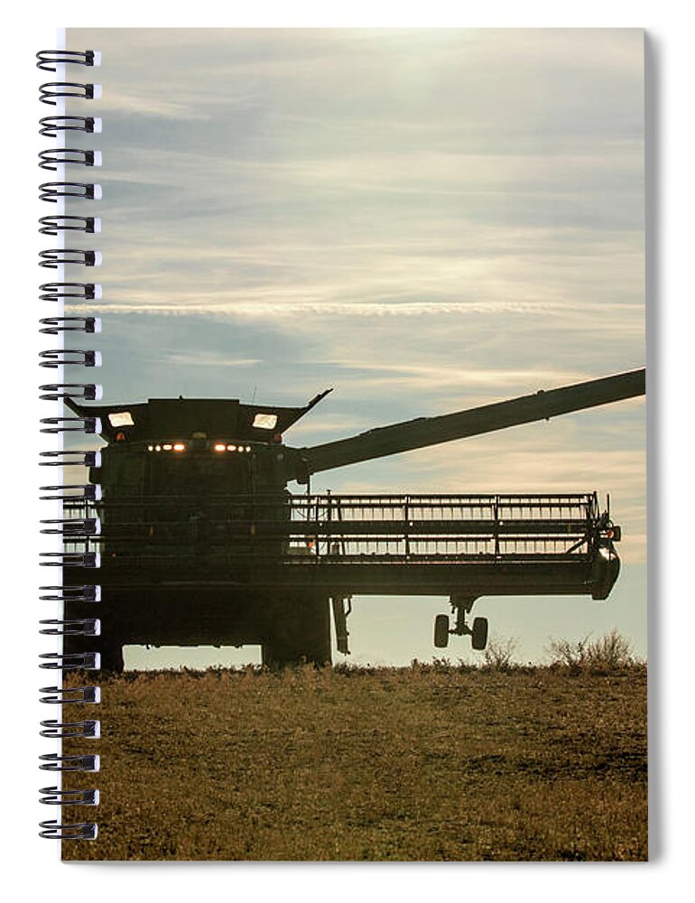 Chickpeas Spiral Notebook featuring the photograph Chickpea Silhouette by Todd Klassy