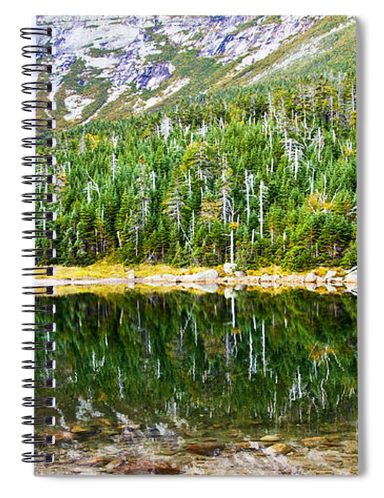 Chimney Pond Spiral Notebook featuring the photograph Chimney Pond Reflections 2 by Glenn Gordon