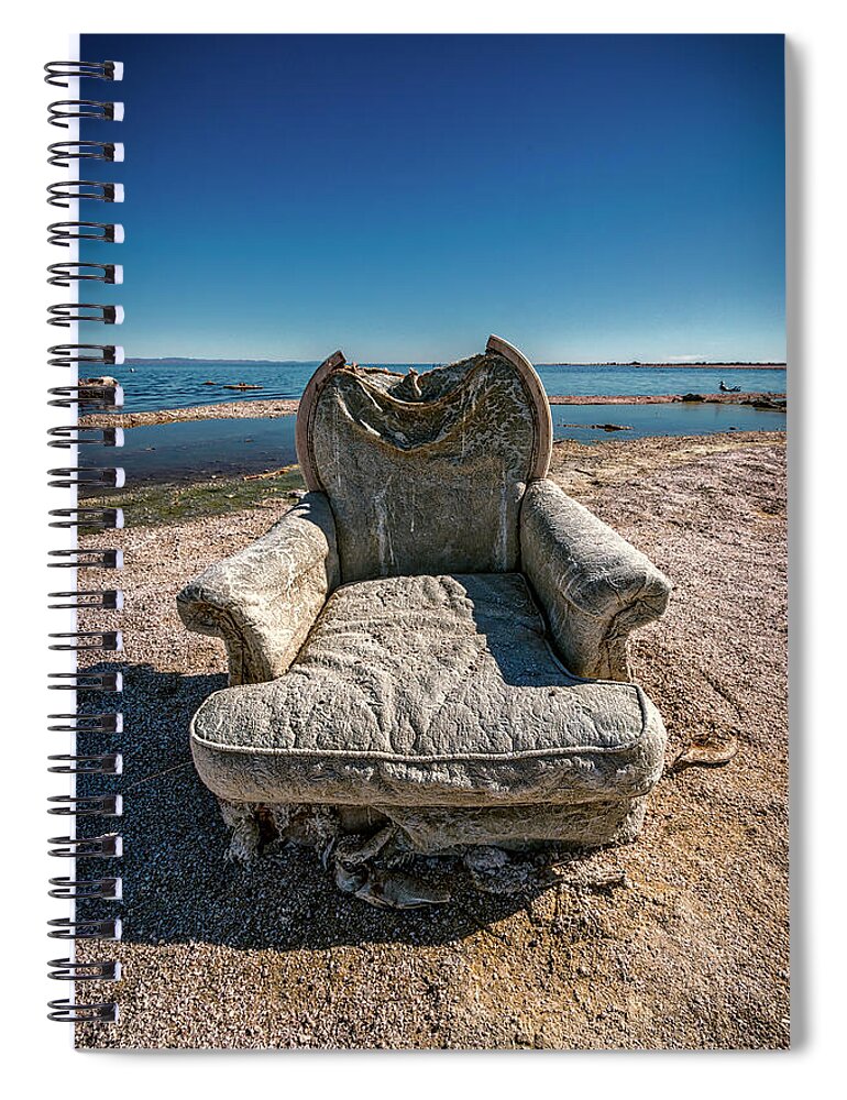 Abandoned Spiral Notebook featuring the photograph Chomp Chomp Chomp by Peter Tellone