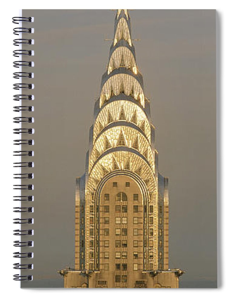 Photography Spiral Notebook featuring the photograph Chrysler Building New York Ny by Panoramic Images