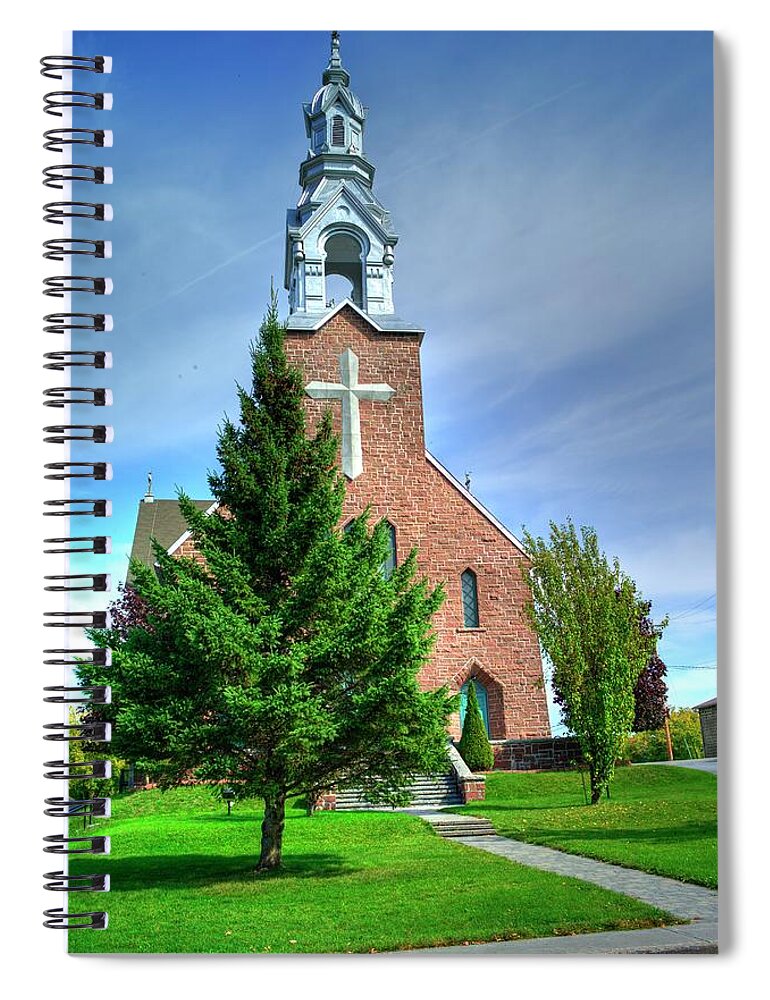 Church Spiral Notebook featuring the photograph Church 1 by Lawrence Christopher