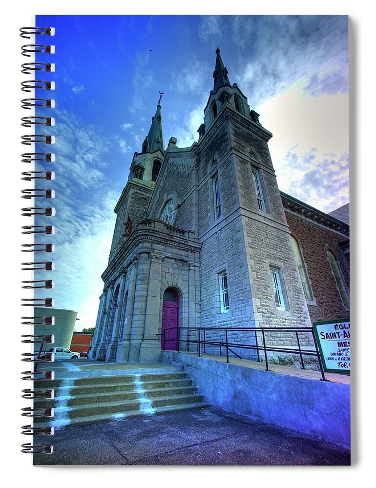 Church Spiral Notebook featuring the photograph Church 2 by Lawrence Christopher