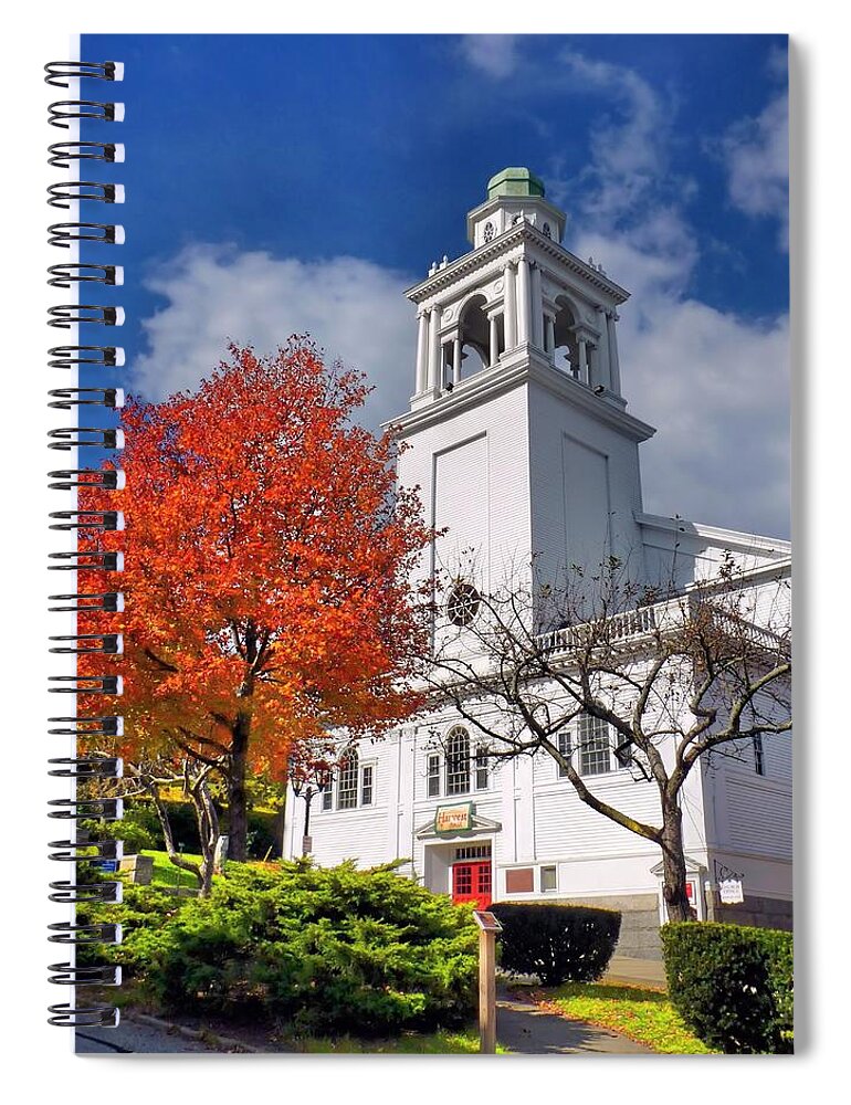 Church Of The Pilgrimage Spiral Notebook featuring the photograph Church of the Pilgrimage by Janice Drew