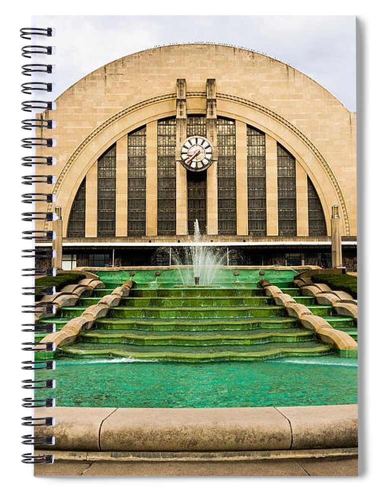 America Spiral Notebook featuring the photograph Cincinnati Museum Center Picture by Paul Velgos