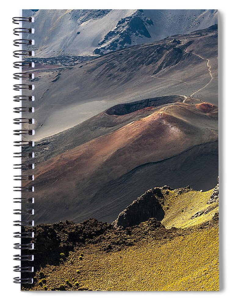 Cinder Cones Spiral Notebook featuring the photograph Cinder Cones by Robert Potts