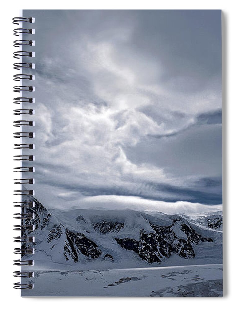 The Walkers Spiral Notebook featuring the photograph Cirque Du Soleil by The Walkers
