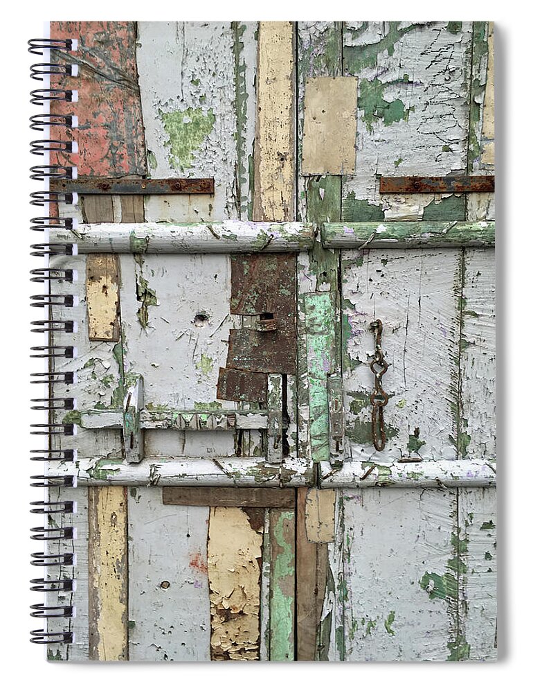 Door Spiral Notebook featuring the photograph City Door by Photographic Arts And Design Studio