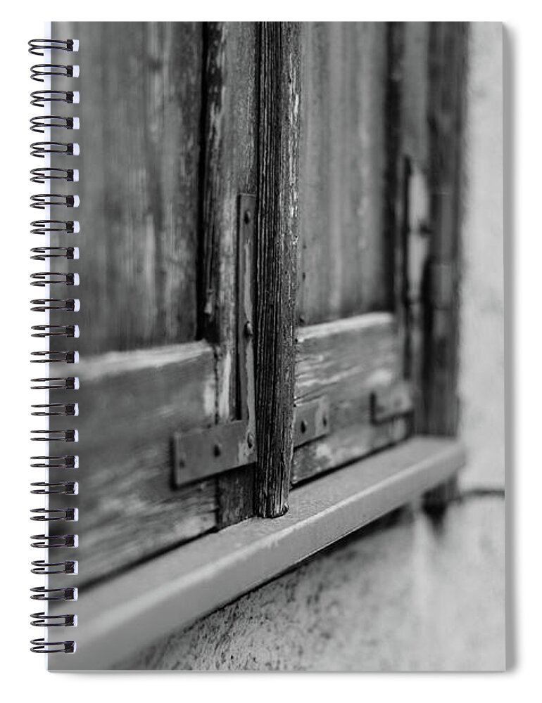 Winterpacht Spiral Notebook featuring the photograph City Window by Miguel Winterpacht