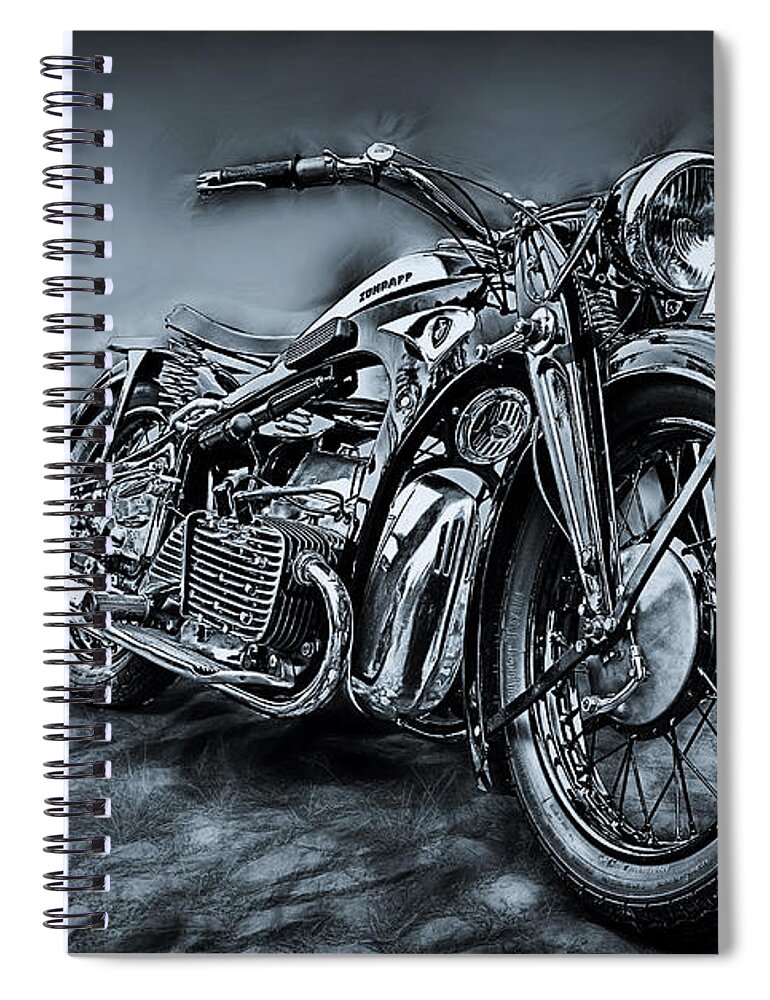 Bike Spiral Notebook featuring the photograph Classic Bike by Joachim G Pinkawa