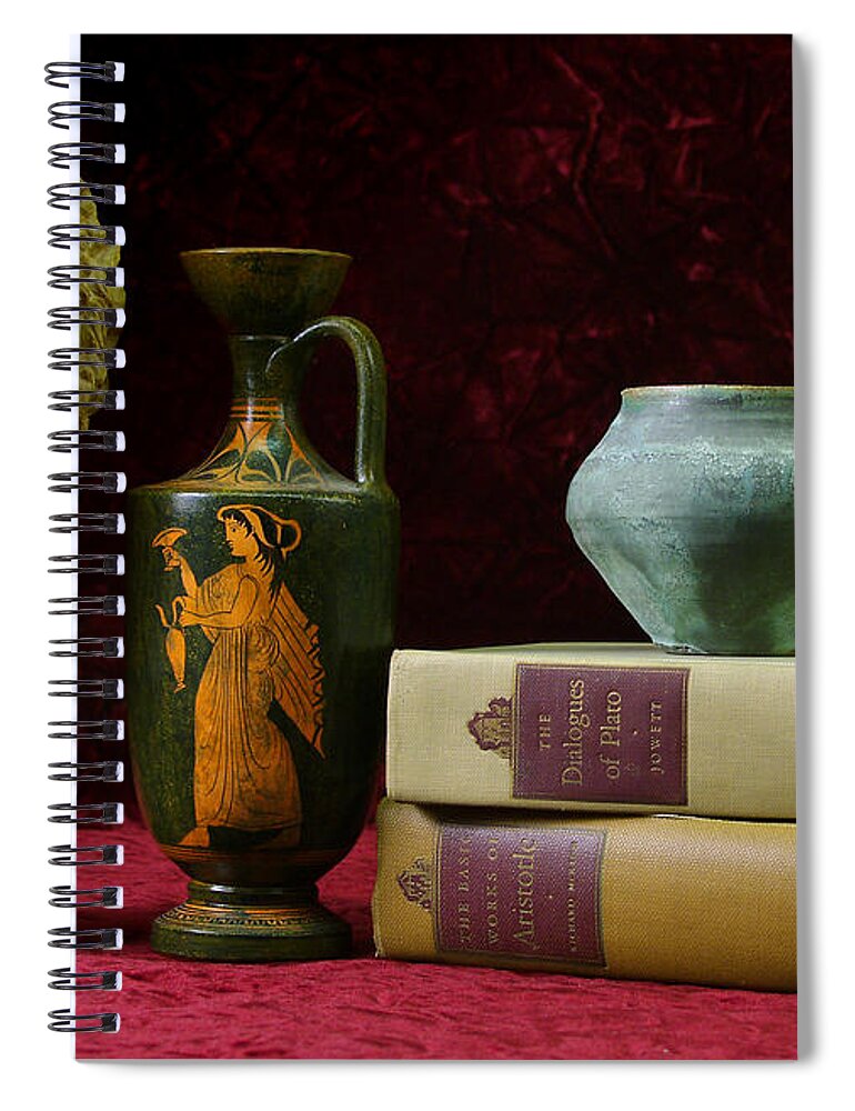 Still Life Spiral Notebook featuring the photograph Classical Greece by Rein Nomm