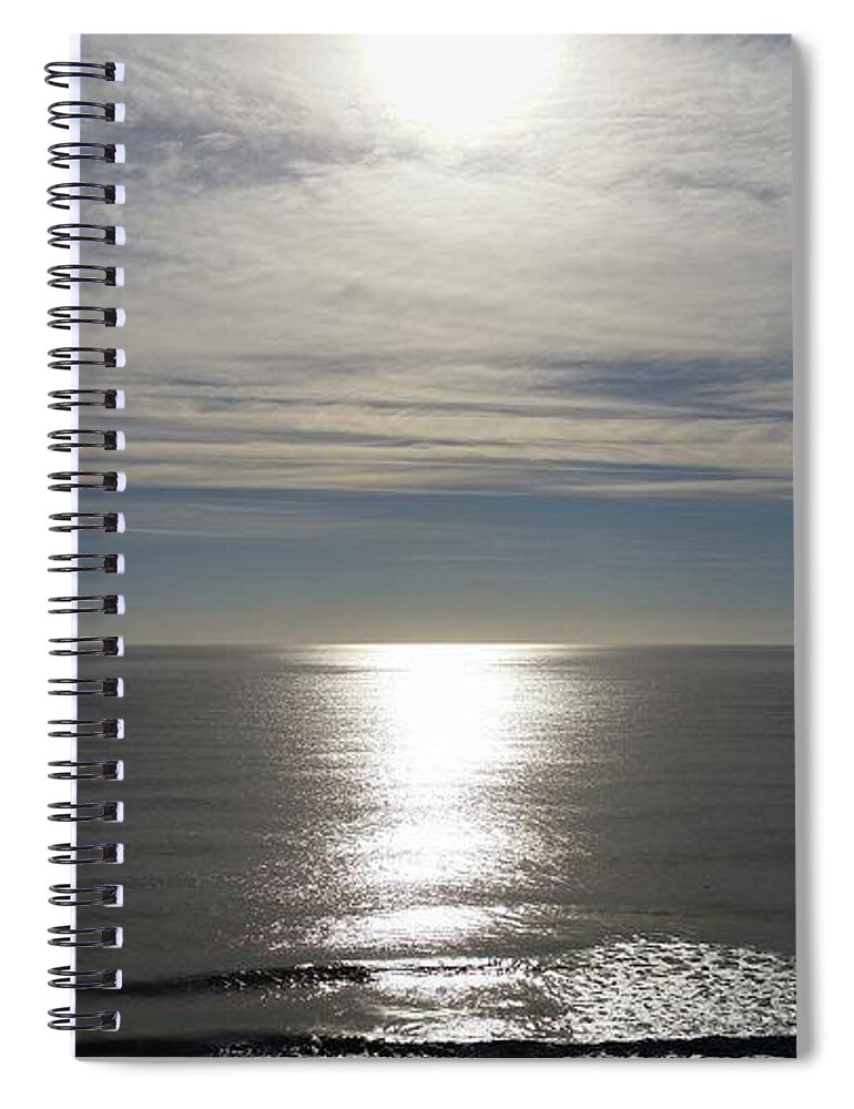 Clear Spiral Notebook featuring the photograph Clear Reflection by Ali Baucom