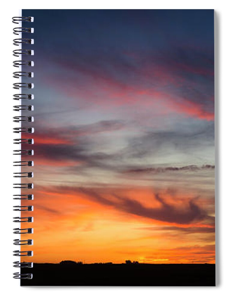 Brandon Spiral Notebook featuring the photograph Clearing The Past by Sandra Parlow