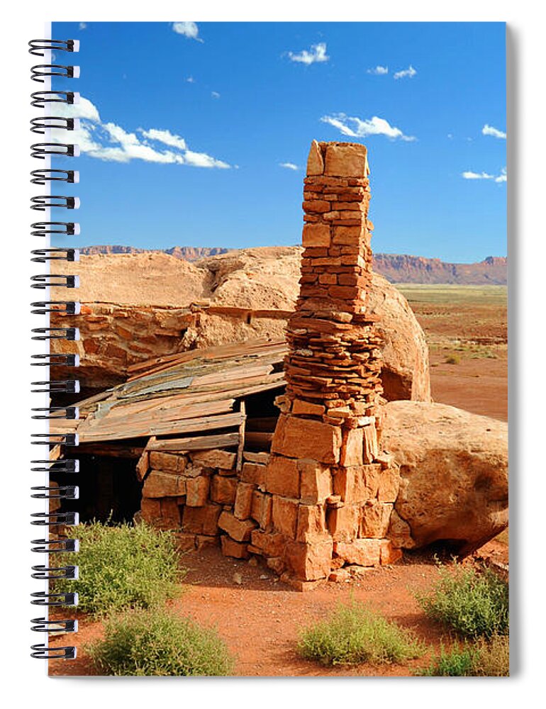Photograph Spiral Notebook featuring the photograph Cliff Dwellers by Richard Gehlbach