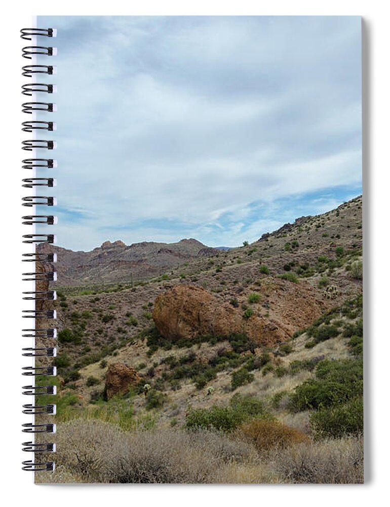 Arizona Spiral Notebook featuring the photograph Climb Every Mountain by Sandra Parlow