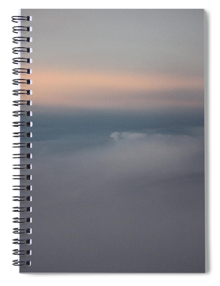 Photograph; Giclee Spiral Notebook featuring the photograph Cloud Abstract II by Suzanne Gaff