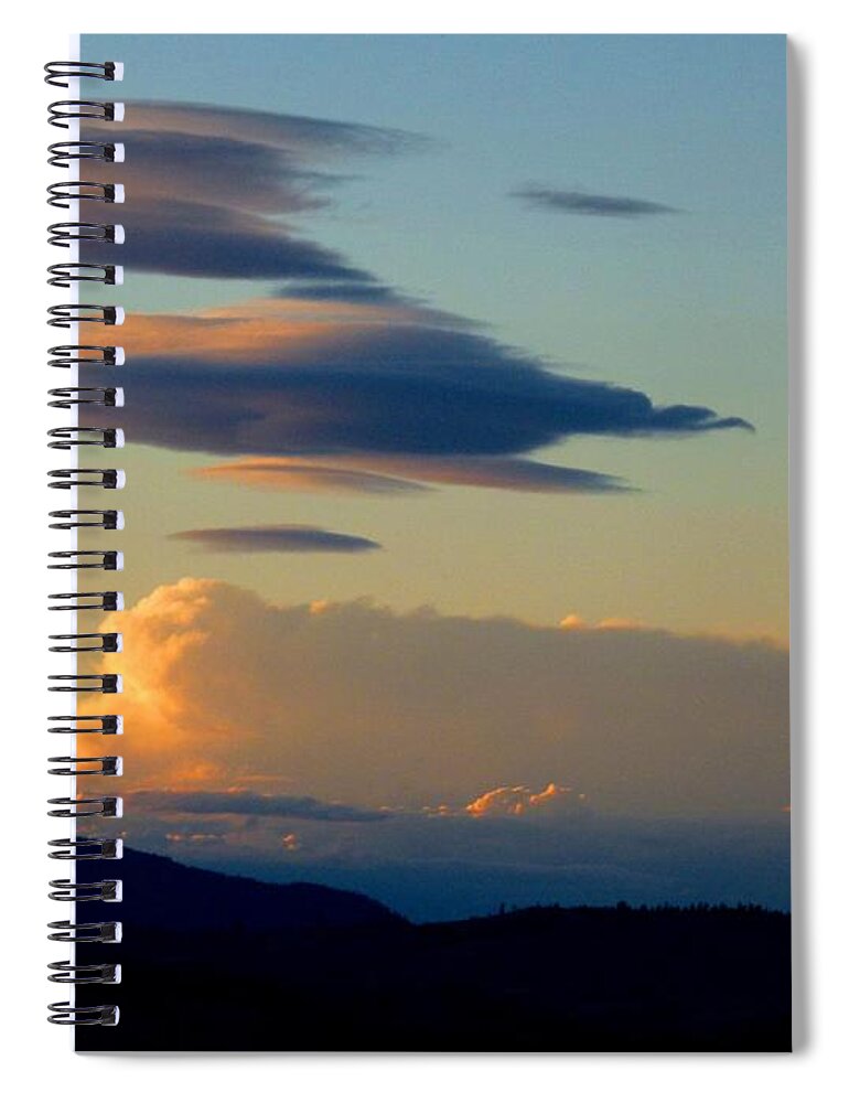 Sky Spiral Notebook featuring the photograph Cloud Nine 9 by Will Borden