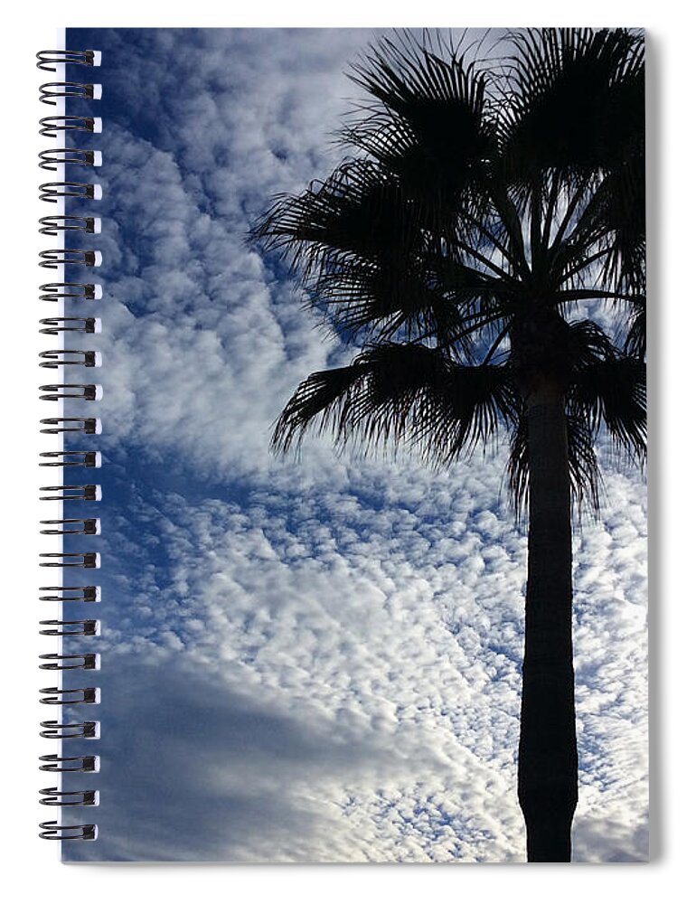 Colette Spiral Notebook featuring the photograph Clouds and Tree by Colette V Hera Guggenheim