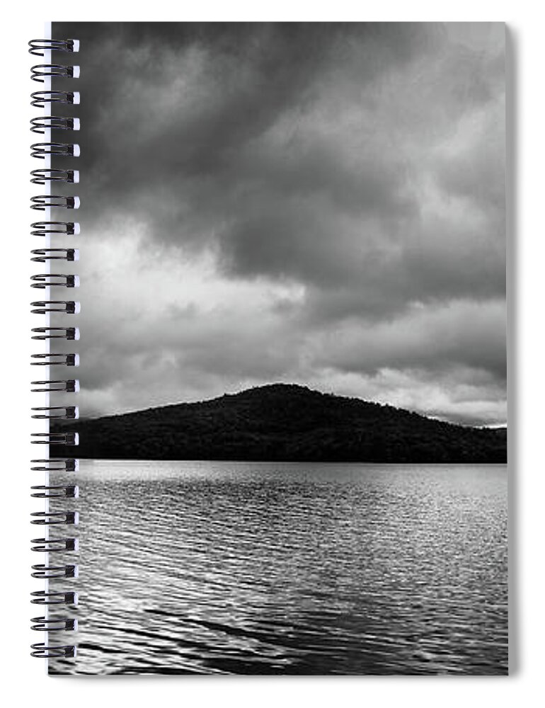 Wyman Lake Spiral Notebook featuring the photograph Clouds Over Wyman Lake by John Meader