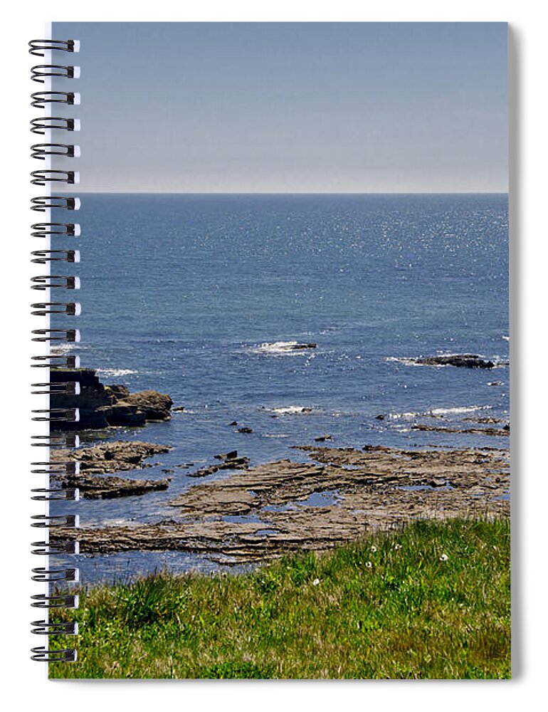 Coast Spiral Notebook featuring the photograph Coast. Seascape 2. by Elena Perelman