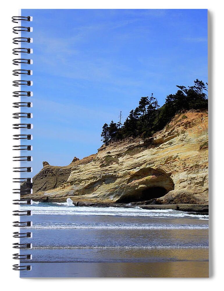 Landscape Spiral Notebook featuring the photograph Coastal Dunes by Scott Cameron