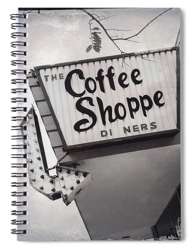 Florida Spiral Notebook featuring the photograph Coffee Shoppe by Lenore Locken