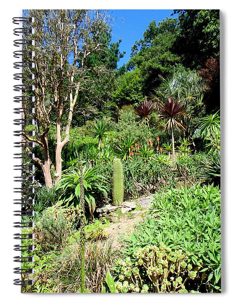 Coleton Fishacre Spiral Notebook featuring the photograph Coleton Fisacre Gardens, Brixham, Devon by Mackenzie Moulton