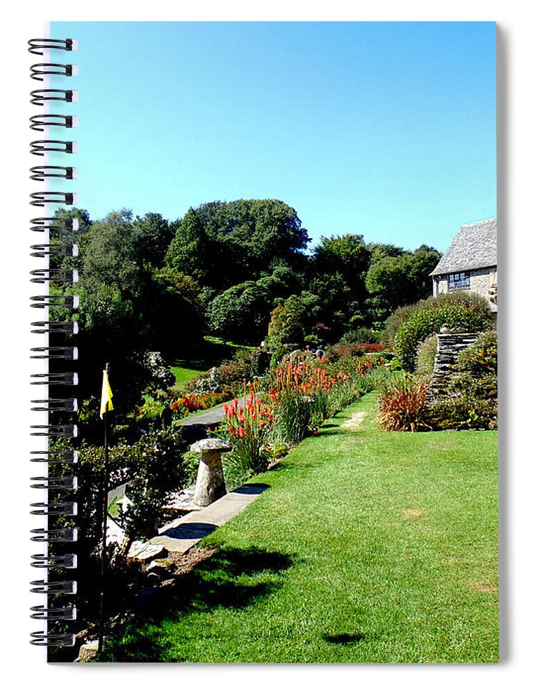Coleton Fishacre Spiral Notebook featuring the photograph Coleton Fishacre House And Gardens, Devon, United Kingdom by Mackenzie Moulton