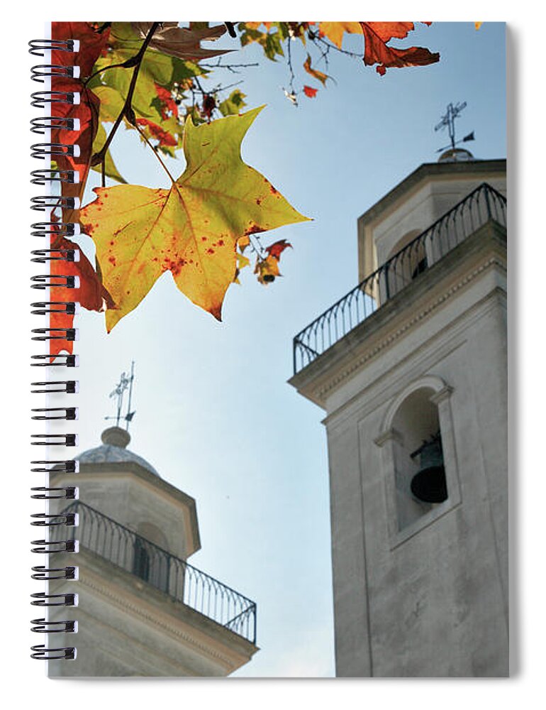 Colonia Spiral Notebook featuring the photograph Colonia del Sacramento Church by Bernardo Galmarini