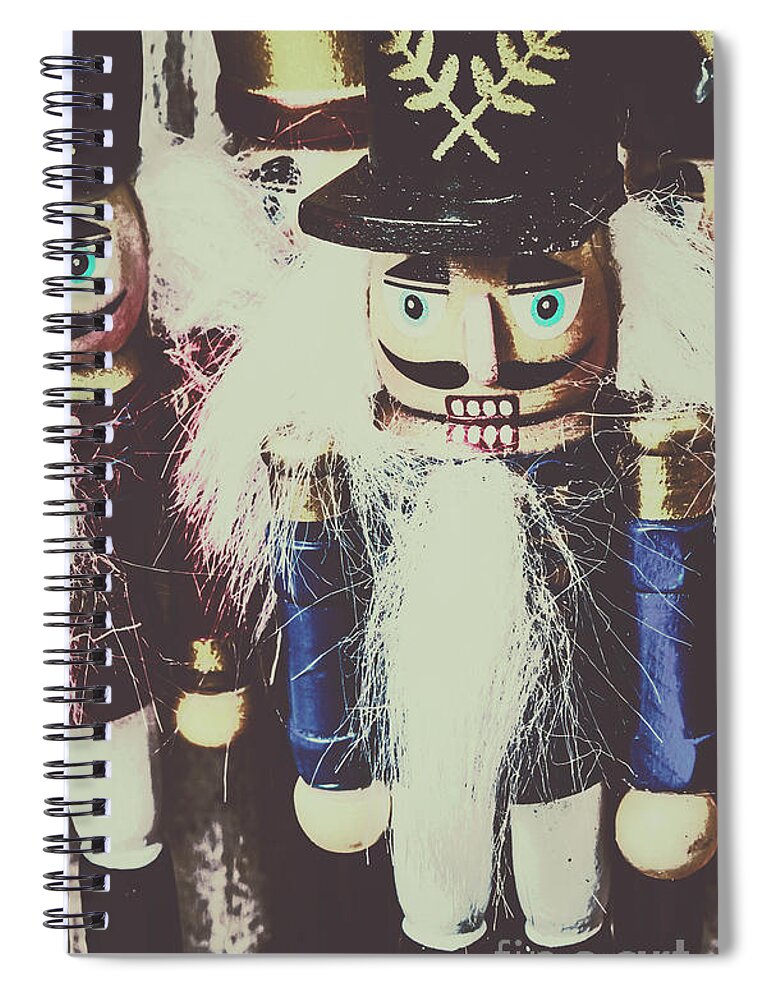 Old Spiral Notebook featuring the photograph Colonial toys by Jorgo Photography