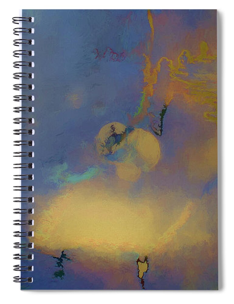 Abstract Spiral Notebook featuring the photograph Color Abstraction LXVIII by David Gordon