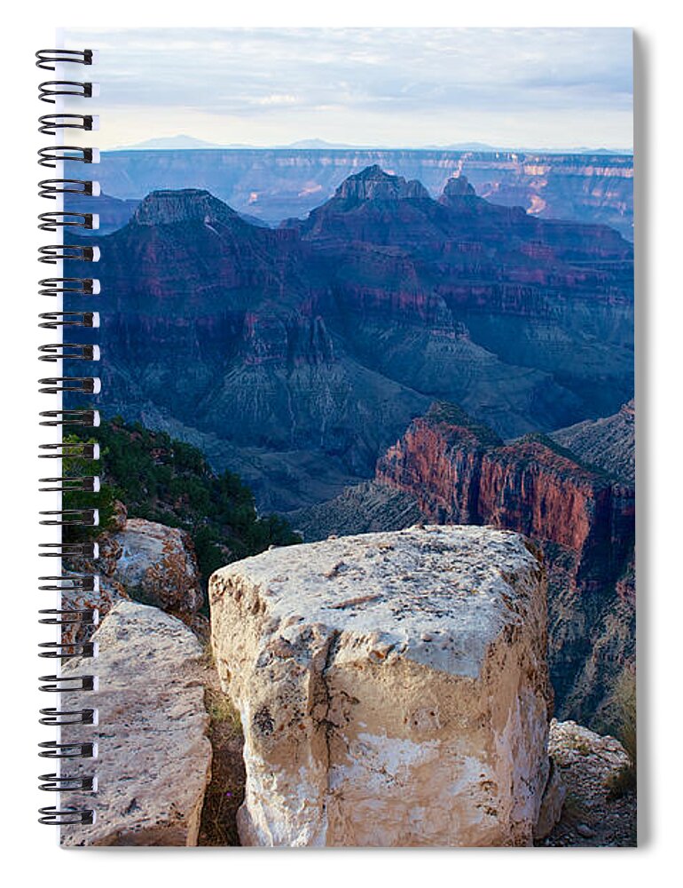 Photograph Spiral Notebook featuring the photograph Colorful Canyon by Richard Gehlbach
