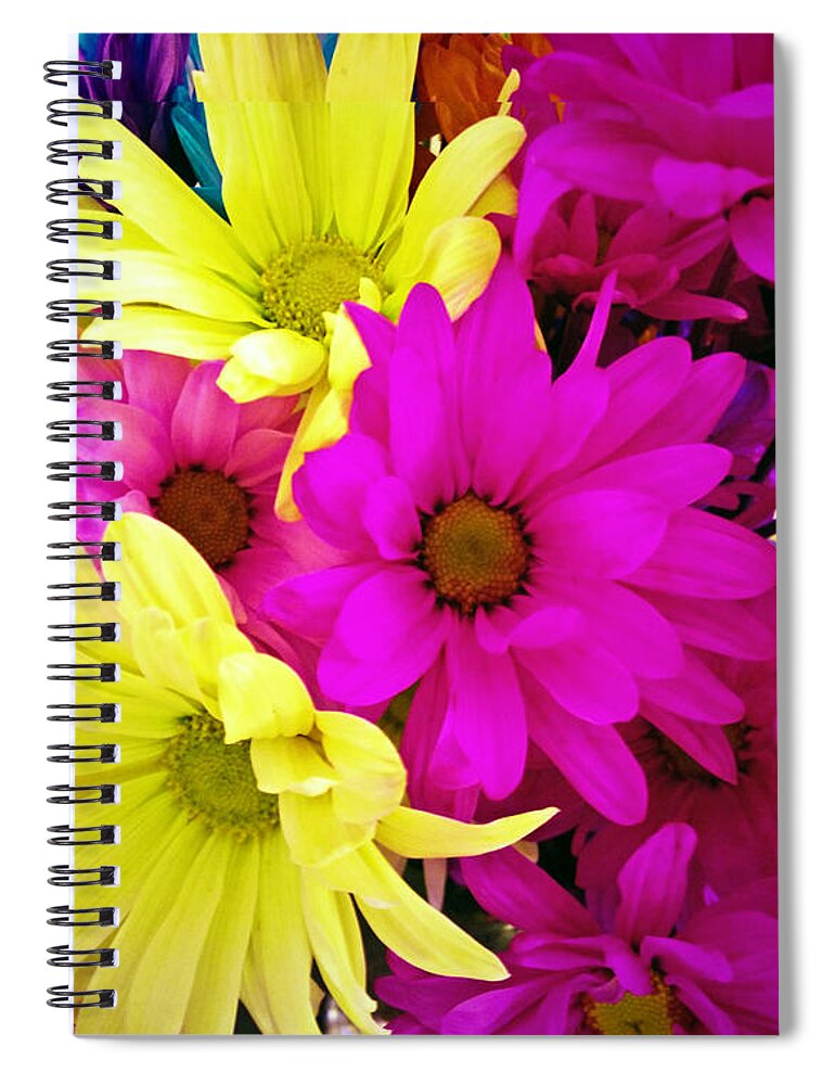Purple Spiral Notebook featuring the photograph Colors by Robert Knight