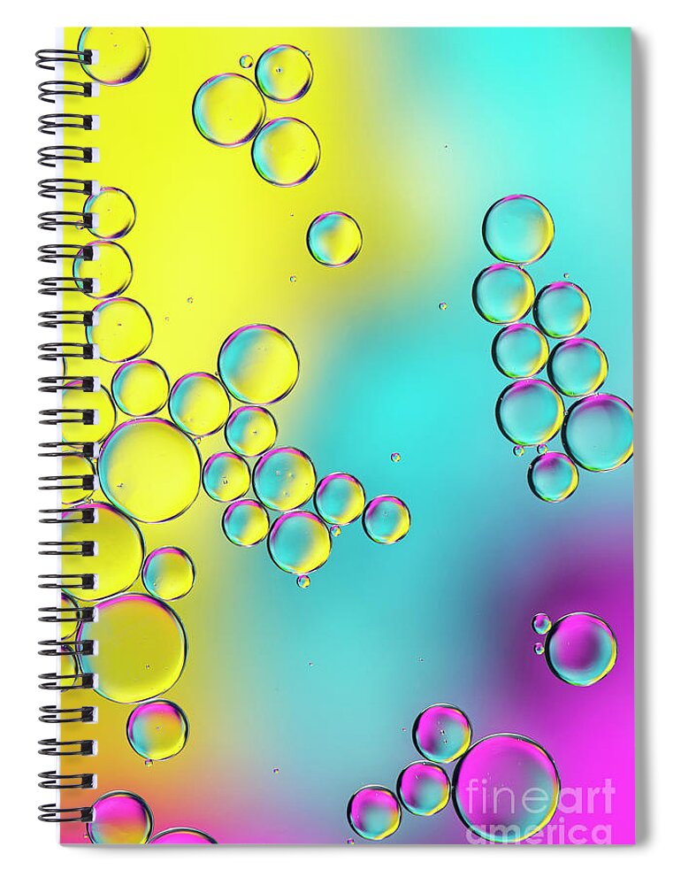 Water Spiral Notebook featuring the photograph Colourtastic by Tim Gainey