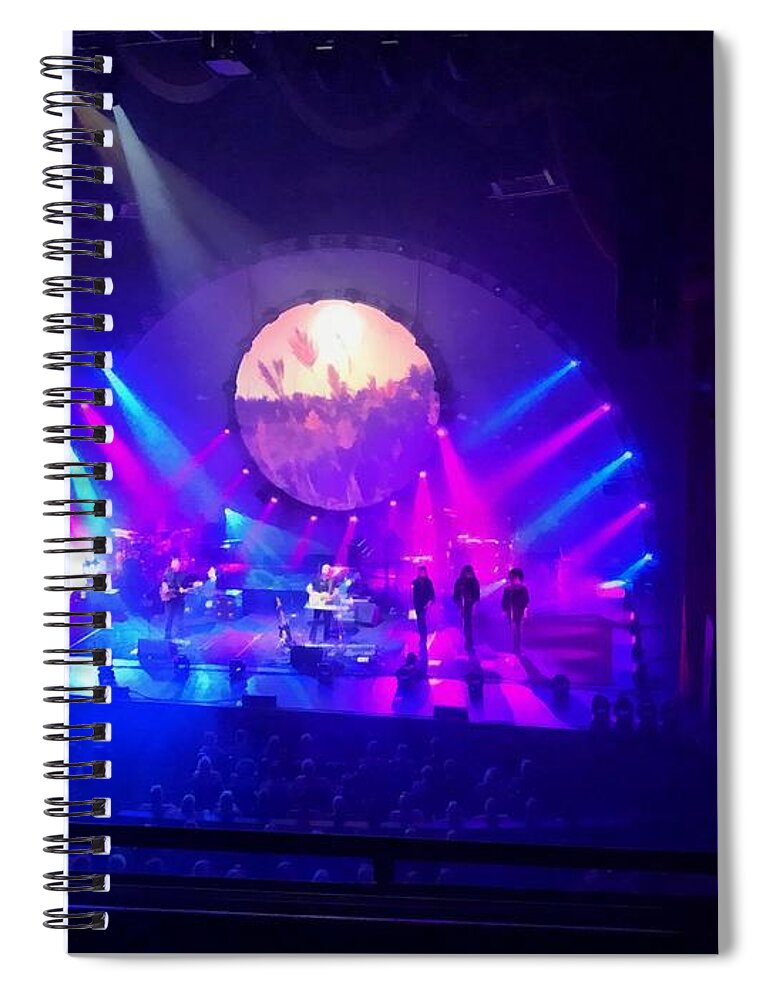 Comfortably Spiral Notebook featuring the painting Comfortably Numb by Theresa Campbell