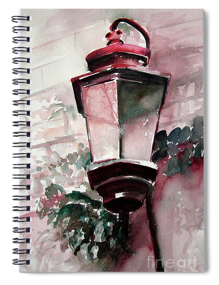 Watercolor Spiral Notebook featuring the painting Coming of Winter by Allison Ashton