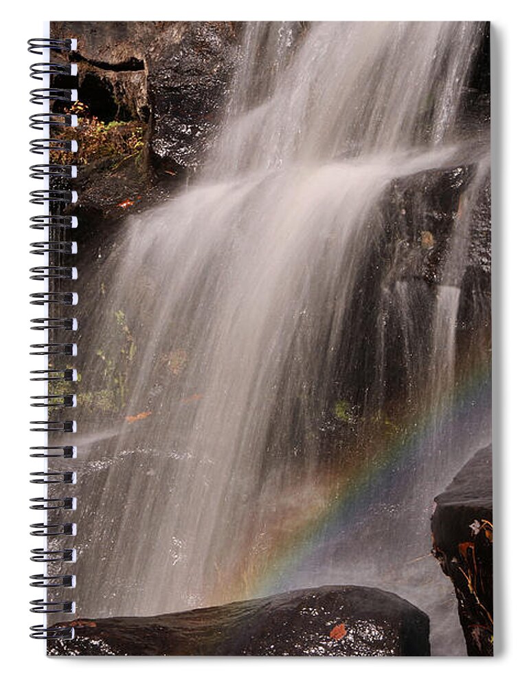 Chapman Falls Spiral Notebook featuring the photograph Connecticut Chapman Falls by Juergen Roth