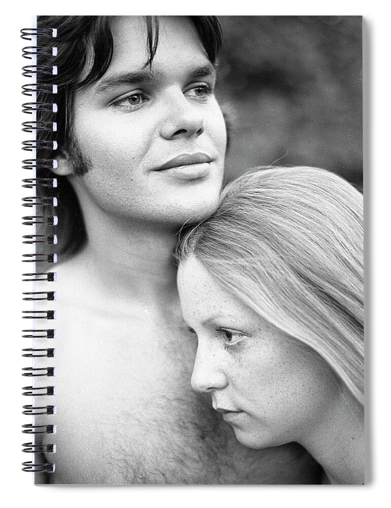 Contemplation Spiral Notebook featuring the photograph Contemplation, Part 1, 1973 by Jeremy Butler