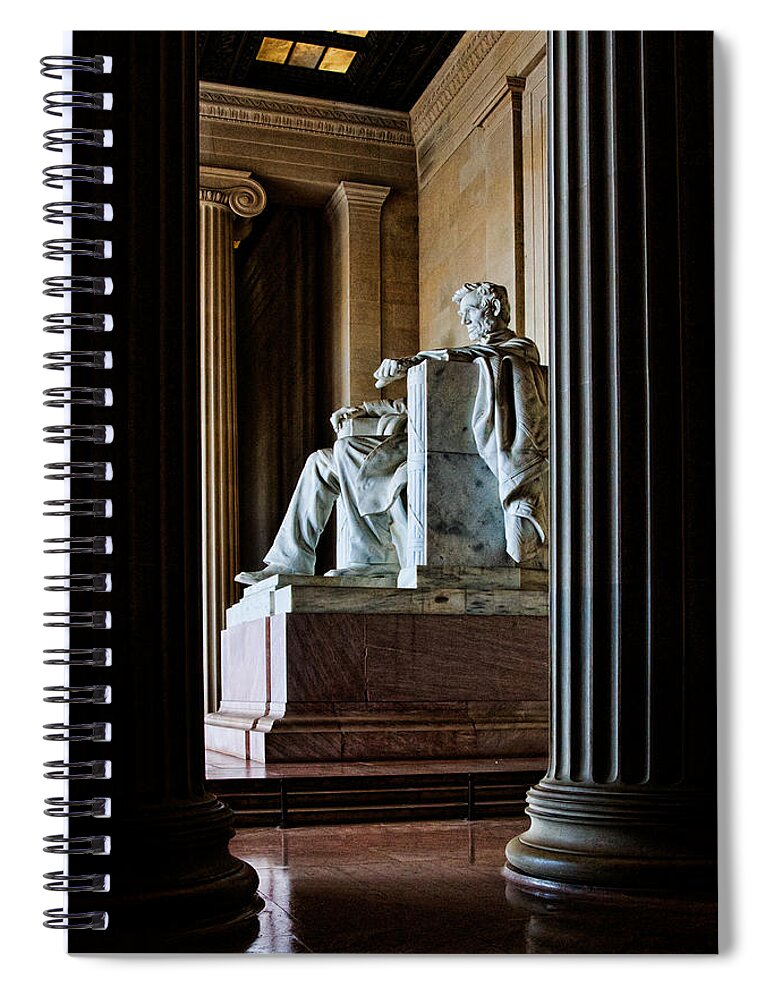 Lincoln Spiral Notebook featuring the photograph Contemplation by Christopher Holmes