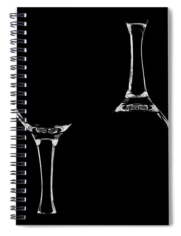 Alcohol Spiral Notebook featuring the photograph Contour by Gert Lavsen