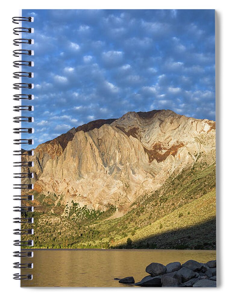 Sky Spiral Notebook featuring the photograph Convict Lake by Brandon Bonafede