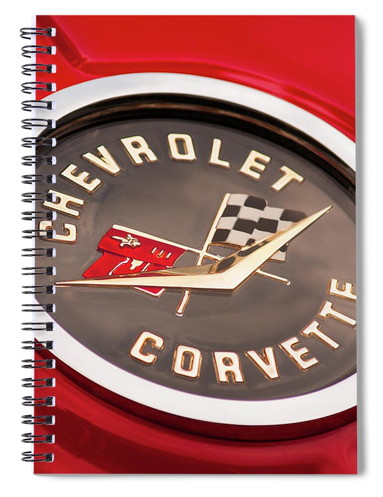 Chevrolet Spiral Notebook featuring the photograph Corvette by Stewart Helberg