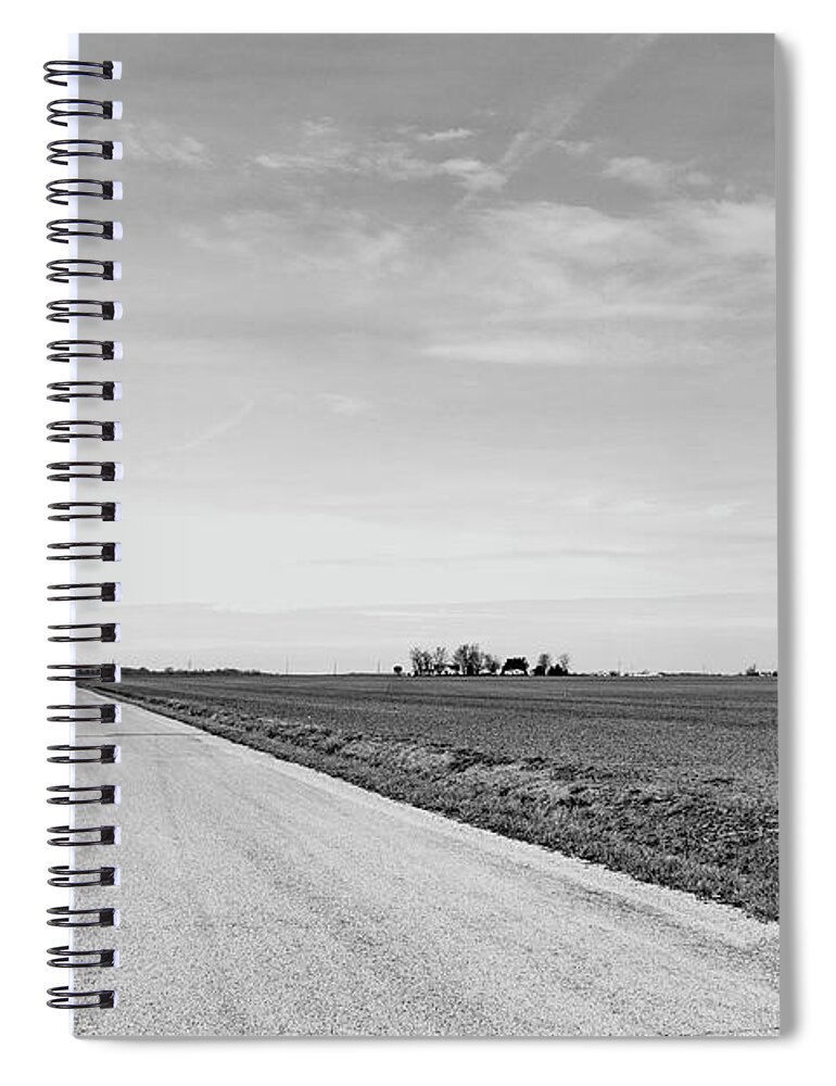 Rural Spiral Notebook featuring the photograph Country Roads by Holly Ross
