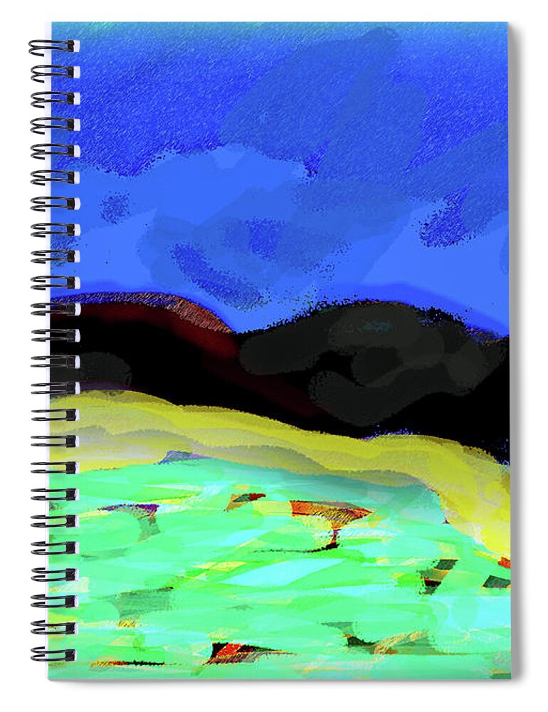 Birds Spiral Notebook featuring the mixed media Cove Sketch 1 by Paul Sutcliffe