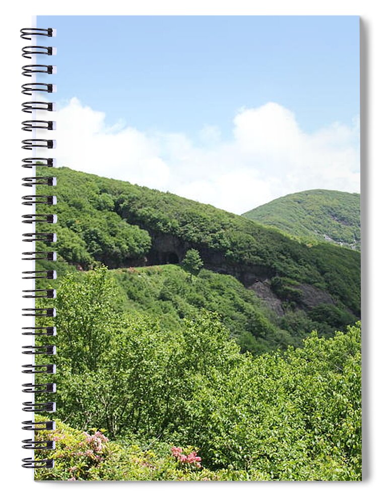 Mountain Spiral Notebook featuring the photograph Craggy Gardens by Allen Nice-Webb
