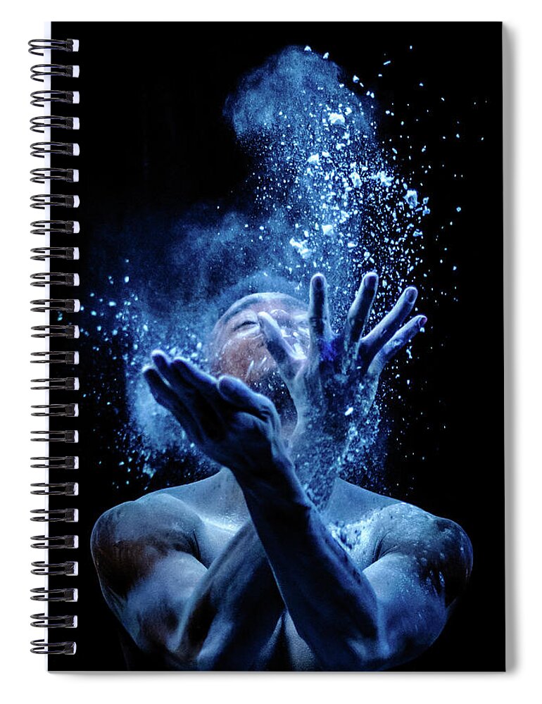 Creation Spiral Notebook featuring the photograph Creation 1 by Rick Saint